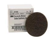 7450 Scotch Brite Surface Conditioning Disc Brown 4 in. Coarse 10 Pack