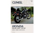 Clymer M334 1978 1987 Honda 400 450 Twins Manual Hon 400 450 Twins 78 87