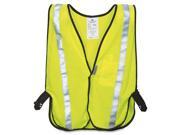 Safety Vest Reflective Clothing One Size Adj. Yellow