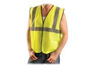 Safety Vest Small Med Silver Reflective Tape Yellow