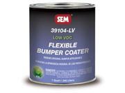 SEM Products 39104 LV LOW VOC Black Bumper Coater Quart