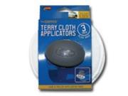 Carrand 40122 The Gripper 5in Terry Applicators 3 pack