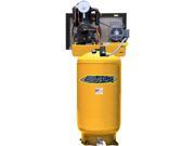EMAX premium Industrial 5HP 80 Gallon Vertical 1PH 2 Stage Stationary Air Compre