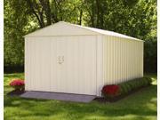 Arrow Shed MHD1025 Mountaineer 10ft x 25ft Hot Dipped Galvanized Steel Storage S