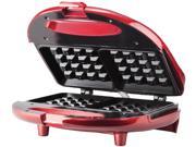Brentwood TS 244 Red Waffle Maker