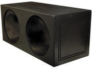 Qpower QBOMB15S Dual 15 Inch Sealed Woofer Enclosure With Bed Liner Spray