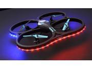 Hero RC XQ-5 V626 UFO Drone with LED 4 Channel 6 Axis Gyro Quadcopter Headless Mode 2.4ghz Ready to Fly w/ Extra Battery
