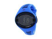 Adidas Men's Santiago ADP3511 Blue Polyurethane Quartz Watch with Black Dial Style: Casual Series Name: Adizero Material: Plastic Movement: Quartz Color: Black Shape: Oval Dial Color: Black Display: Digital