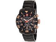 UPC 857837002512 product image for Swiss Precimax Men's Verto Pro SP13043 Black Stainless-Steel Swiss Chronograph W | upcitemdb.com