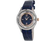 Kenneth Cole Women's KC2784 Blue Leather Quartz Watch with Blue Dial