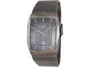 Skagen Men's Aktiv SKW6012 Silver Stainless-Steel Quartz Watch with Black Dial