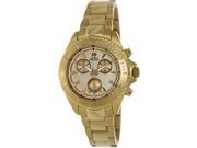 UPC 857837001843 product image for Swiss Precimax Women's Manhattan Elite SP12184 Gold Stainless-Steel Swiss Chrono | upcitemdb.com