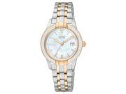 Citizen Eco-Drive Silhouette Crystal Mother-of-pearl Dial Women's watch #EW1686-59D