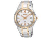 Seiko Solar Date Window White Dial Men's watch #SNE088