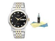 Citizen BK4054-53E Men's Quartz Swarovski Crystal Accents Two Tone Bracelet Watc