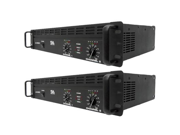 Seismic Audio LE 3000Pair Pair of Power Amplifiers PA DJ Amp 3000 Watts