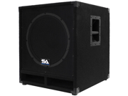 Seismic Audio Baby Tremor_PW Powered 15 Pro Audio Subwoofer Cabinet 300 Watts RMS PA DJ Stage Studio Live Sound Active 15 Inch Subwoofer