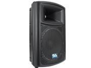 Seismic Audio Powered 12 PA DJ Speaker 500 watt Molded Active Cabinet