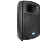 Seismic Audio Powered 15 PA DJ Speaker 600 watt Molded Active Cabinet