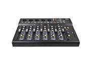 Seismic Audio Slider7 7 Channel Mixer Console with USB Interface