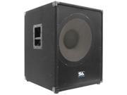 Seismic Audio 18 inch Powered PA Subwoofer Cabinet PA DJ 1200 Watts RMS