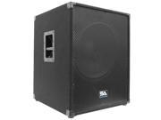 Seismic Audio 18 inch Powered PA Subwoofer Cabinet PA DJ 800 Watts RMS