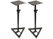 Seismic Audio SR06 2PK Pair of Steel Monitor or Amp Stands