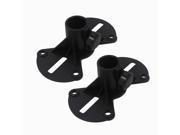 Seismic Audio Pair of PA Speaker Stand External Adapter Mount