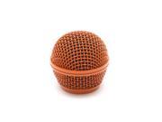 Seismic Audio SA M30Grille Orange Replacement Orange Steel Mesh Microphone Grill Head Compatible with SA M30 Shure SM58 Shure SV100 and Similar