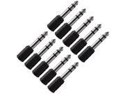 Seismic Audio - Sapt101-10pack - 10 Pack Of 1/8" (3.5mm) Female To 1/4" Trs Male Adapter Converter For Ipod, Iphone, Android, Ipad