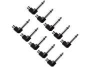Seismic Audio - Sapt102 - 10pack - 10 Pack Of Rca Female To 1/4" Ts Right Angle Male Adapter - Converter