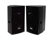 Seismic Audio Magma 12 PW Pair Pair of Premium Active 12 Full Range 2 Way Loudspeaker Cabinets Active 400 Watt Loudspeaker Cabinets