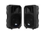 Seismic Audio S_Wave 12 Pair Pair of Passive 12 Inch 2 Way PA DJ Speaker Cabinets 12 Full Range PA DJ Band Live Sound Speakers