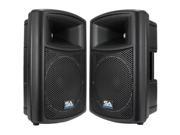 Seismic Audio Pair of Molded 12 PA DJ Speaker 325 watt Molded Passive Cab