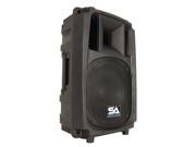 Seismic Audio L_Wave 10 Powered 2 Way 10 PA DJ Molded Speaker Cabinet Active 200 Watt Loudspeaker Cabinet