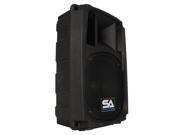 Seismic Audio L_Wave 8 Powered 2 Way 8 PA DJ Molded Speaker Cabinet Active 150 Watt Loudspeaker Cabinet
