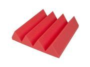 Seismic Audio SA FMDM3 Red 3 Inch Red Studio Acoustic Foam Sheet Noise Cancelling Foam Panel