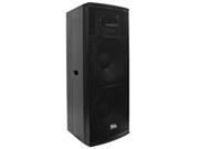 Seismic Audio MAGMA D215PW Powered Dual 15 Inch Class D 2 Way Loudspeaker Active 2000 Watt Dual 15 DJ Speaker Cabinet