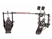 Prowler pedals were designed to be clean and simple with quick response. Single chain CAM drive action gives fast response in a simple design. This double pedal features a hardened steel universal connecting rod.