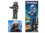 Robby the Robot for your collection! Mechanical man from the classic sci-fi movie Forbidden Planet. Build, detail, and admire! From the classic sci-fi movie Forbidden Planet, comes one of cinema's most famous mechanical men: Robby the Robot. The Robby the Robot Model Kit features authentic details and stands about 7 1/2-inches tall when fully assembled. A skill level 2 model kit, Robbie requires glue assembly and paint. Build him, detail him, and admire him for years to come! Robby is the faithful mechanical servant on board an exploratory starship, the C-57D, sent on a mission to the distant planet Altair 4. Forbidden Planet was one of the first serious science-fiction movies of modern, mid-century cinema, and laid the groundwork for sci-fi movies and television series to come. Type: Kits Gender: Male