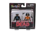 Walking Dead Minimates Series 5 Michonne & Tyreese Mini-Mate