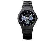 Skagen Multi-function Ceramic Bracelet Black Dial Unisex watch #817SXBC1