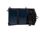 Opteka 11-WATT Dual EcoPanel Rapid Solar Charger with 2200mAh Battery Bank Kit for Smartphones, Tablets, Battery Packs & Other USB Powered Devices