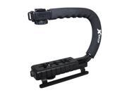 Opteka X-GRIP Professional Camera / Camcorder Action Stabilizing Handle with Accessory Shoe for Flash, Mic, or Video Light
