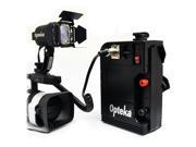 Opteka VL-100 100-Watt Professional Halogen Camcorder Video Light Kit with 12v Rechargeable Battery Pack