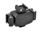 Opteka VB-30 Video Accessory Shoe Tripler Bracket for DSLR Cameras & Camcorders