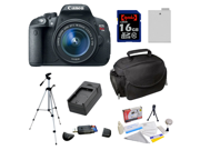 Canon EOS Rebel T5i 18.0 MP CMOS Digital SLR DSLR Camera with EF-S 18-55mm f/3.5-5.6 IS STM Lens & 16GB Starter Accessory Bundle