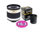 Opteka 500-1000mm f/6.3 HD Telephoto Mirror Lens for Canon EOS-M Mount Compact DSLR Mirrorless Cameras Opteka 500-1000mm f/6.3 HD Telephoto Mirror Lens for Canon EOS-M Mount Compact DSLR Mirrorless Cameras