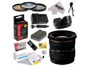 Sigma 10-20mm f/4-5.6 EX DC HSM Autofocus Lens For the Nikon D700 D300S D300 D200 D100 D90 D80 D70 D70s D50 - Includes 77MM 3 Piece Pro Filter Kit (UV, CPL, FLD