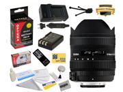 Sigma 8-16mm f/4.5-5.6 DC HSM FLD AF Ultra Wide Zoom Lens (203306) With 3 Year Extended Lens Warranty For the Nikon D40 D40x D60 D3000 D5000 DSLR Camera Include